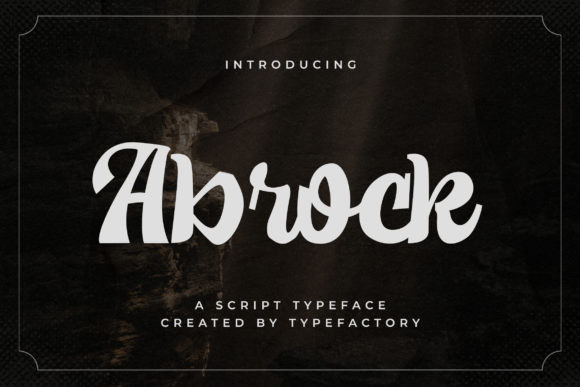 Abrock: The Handwritten Font for Bold Brand Stories