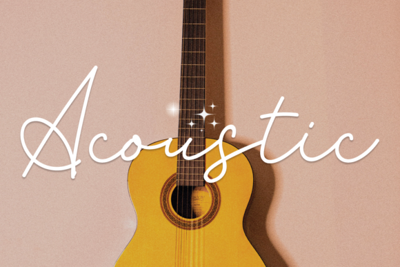 Acoustic: A Romantic Script Font for Branding