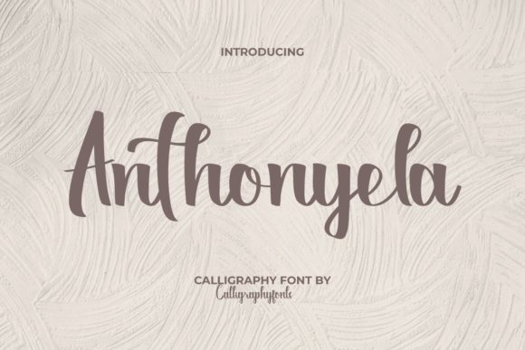 Anthonyela: A Bold Script Font for Modern Web Design