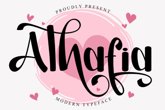 Athafia: A Luxurious Handwritten Font for Crafters