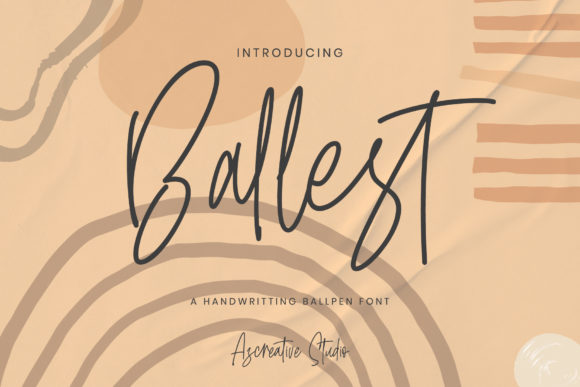 Ballest: A Handwritten Font for Editorial Design