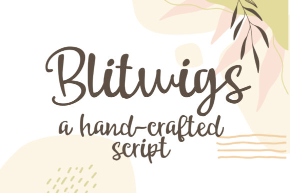Blitwigs: A Bouncy Script Font for Web Design