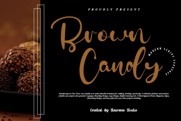 Designing with Brown Candy: A Modern Script Typeface