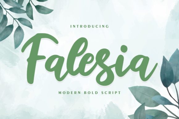 Falesia: A Bold Handwritten Font for Modern Branding