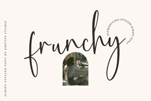 Frunchy: A Modern Script Font for Polished Branding