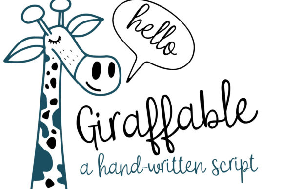 Giraffable: A Timeless Handwritten Font for Makers