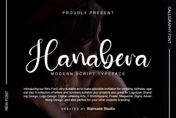 Hanabera: A Sweet Handwritten Font for Makers