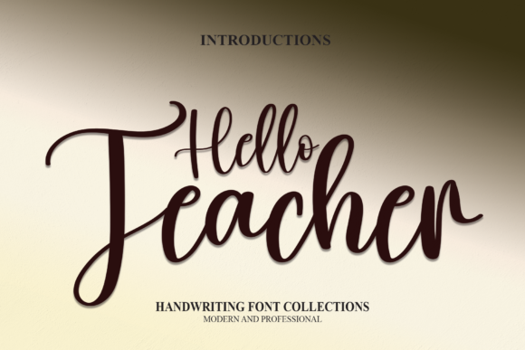 Hello Teacher: A Chic Script Font for Your Brand