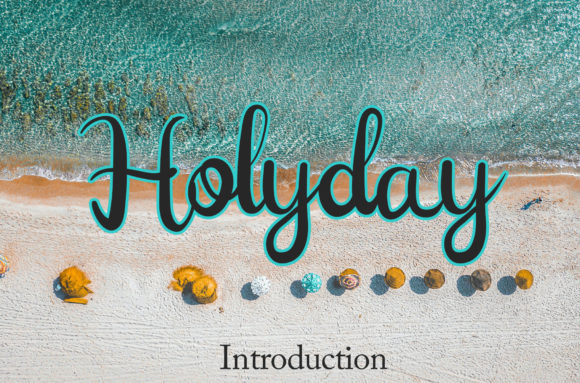 Holyday: A Chic Handwritten Font for Modern Branding