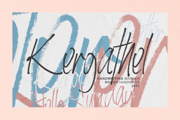 Kergathel: A Relaxed Handwritten Font for Branding