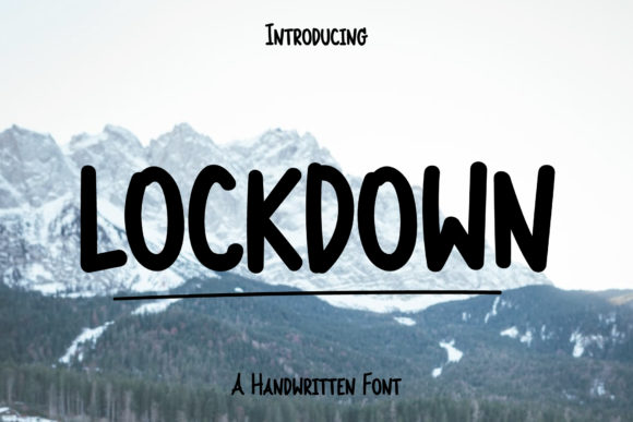 Lockdown: A Chunky Handwritten Font for Bold Branding
