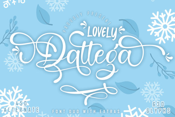 Lovely Dattega: A Versatile Script and Sans Serif Font