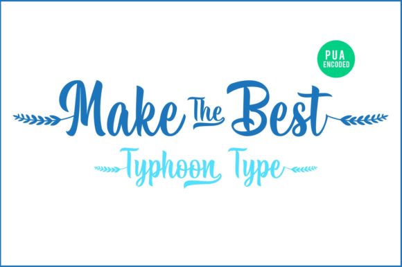 Make the Best: An Elegant Script Font for Branding