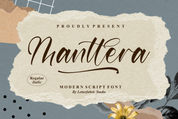 Manttera: A Handwritten Font for Polished Brand Identity