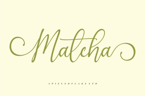 Matcha: A Premium Script Font for Editorial Design