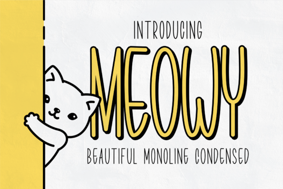 Meowy: A Cute Handwritten Font for Campaigns
