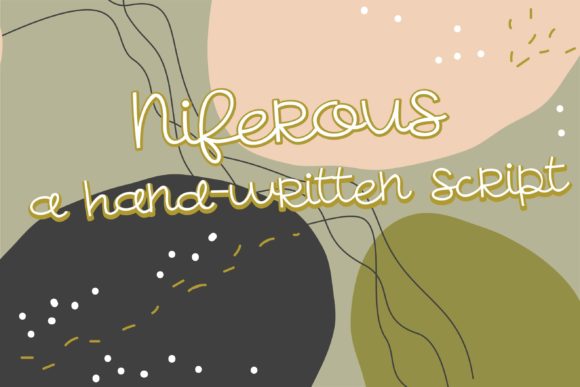 Niferous: A Youthful Script Font for Web Design