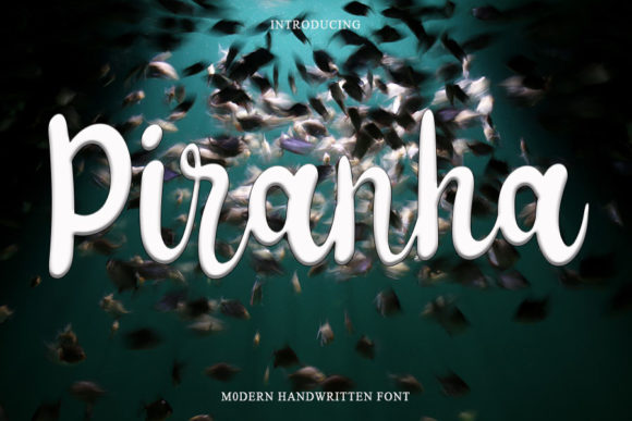 Piranha: A Modern Handwritten Font for Web Design
