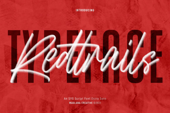 Redtrails: A Signature Script Font for Editorial Design