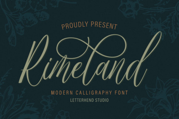 Rimeland: A Premium Script Font for Brand Identity