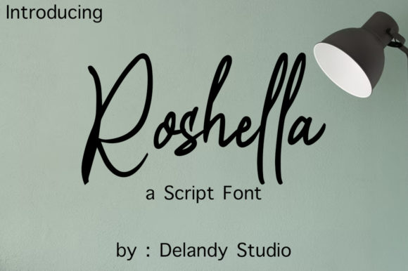 Roshella: A Handwritten Font for Editorial Design
