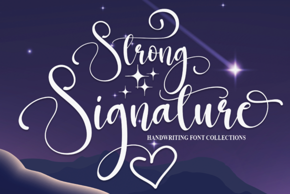 Strong Signature: A Premium Script Font for Business
