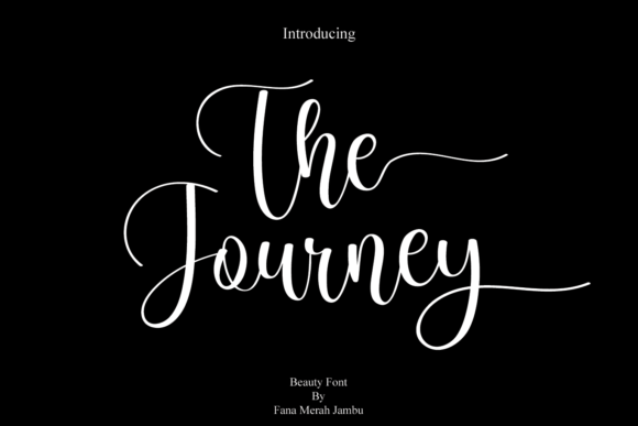 The Journey: A Delicate Script Font for Makers