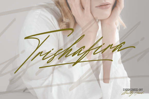 Trishafira: A Premium Script Font for Modern Web Design