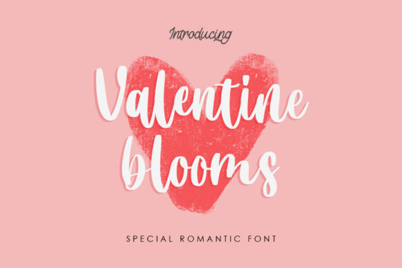 Valentine Blooms: A Script Font for Web Design