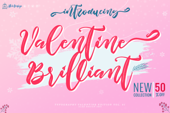 Valentine Brilliant: A Classy Handwritten Font for Web Design