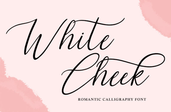 White Cheek: A Modern Script Font for Campaigns